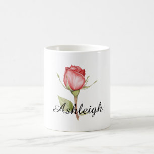 Caneca De Café Rosa vermelha