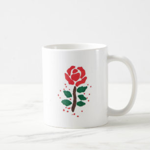 CANECA DE CAFÉ ROSA VERMELHA DE 11 OZ MUG