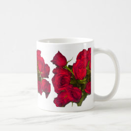 Caneca De Café Rosa vermelha Mug