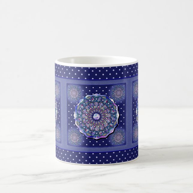 Caneca De Café Rosace Azul (Centro)