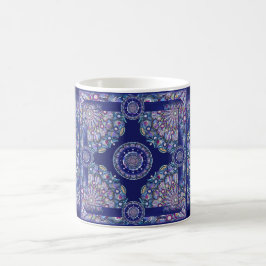 Caneca De Café Rosace Azul