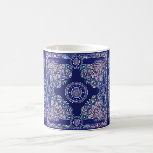 Caneca De Café Rosace Azul (Centro)