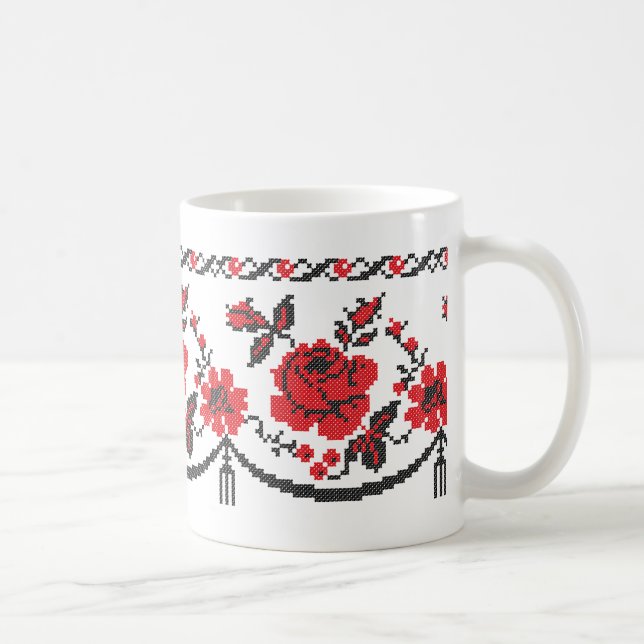 Caneca De Café Rosas (Direita)