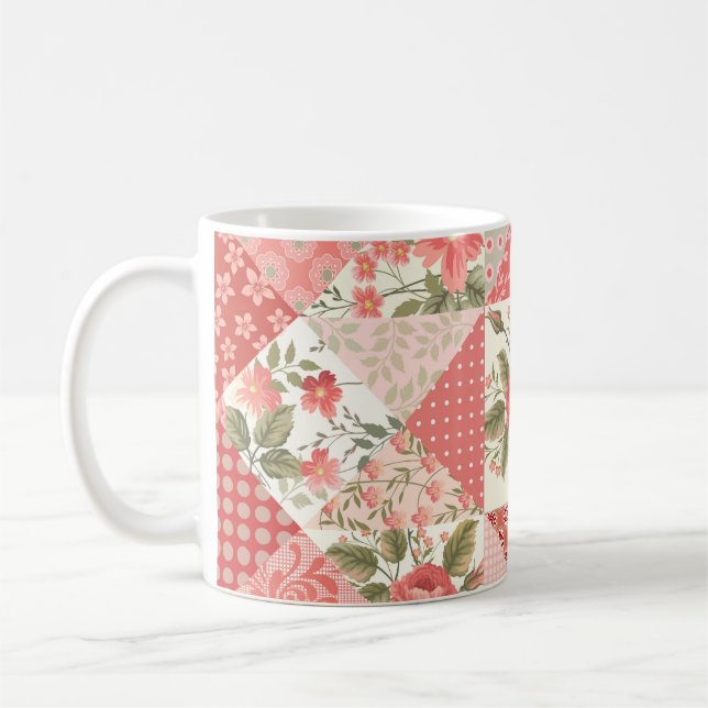 Caneca De Café Rosas Borboletas Sem Fios (Esquerda)