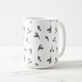 Caneca De Café Rosas Bourgeons de Féguas