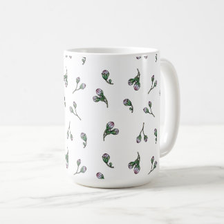 Caneca De Café Rosas Bourgeons de Féguas