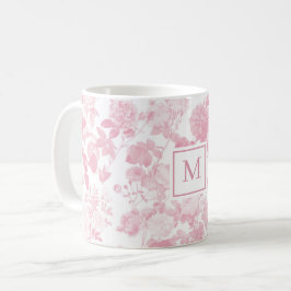 Caneca De Café Rosas Brancas Chinoiserie Baby Girl