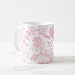 Caneca De Café Rosas Brancas Chinoiserie Baby Girl