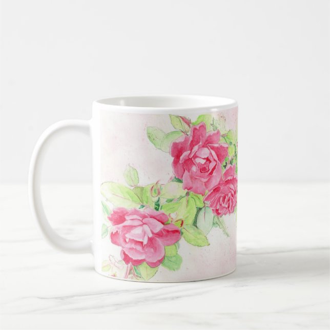 Caneca De Café Rosas de café (Esquerda)