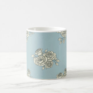 Caneca De Café Rosas delicadas