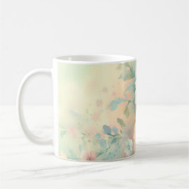 Caneca De Café Rosas do Pastel Vintages