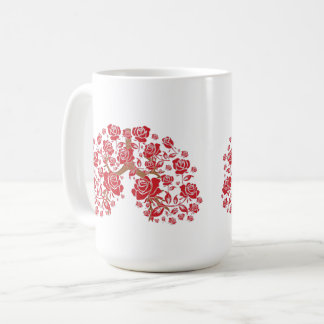 Caneca De Café Rosas e esperança