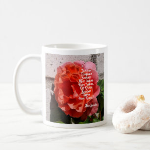 Caneca De Café Rosas Entre as Cotas de Thorns Abe Lincoln