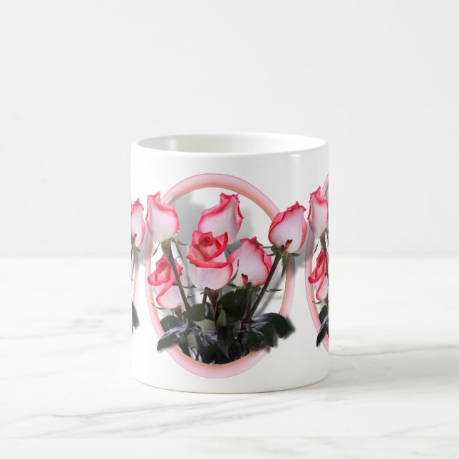 Caneca De Café Rosas para a mãe no Dia de as mães (Centro)