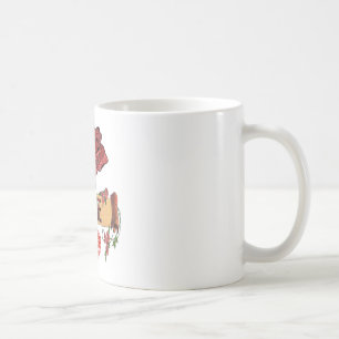 Caneca De Café Rosas Rockabilly RAB, Amor & Batom