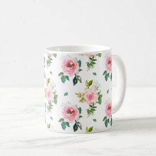 Caneca De Café Rosas rosa-bonitas