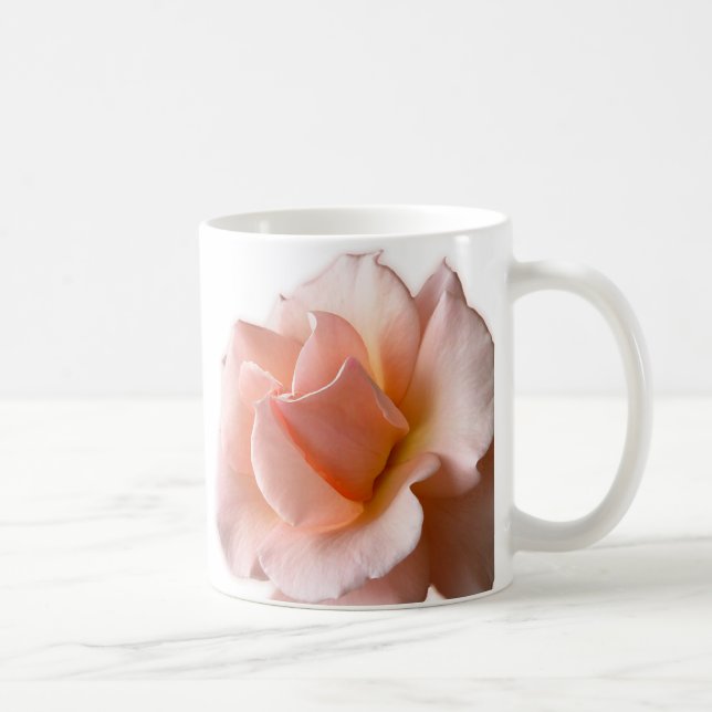 Caneca De Café Rosas rosa Mug Coffee Cup Belo Decinto Rosa (Direita)
