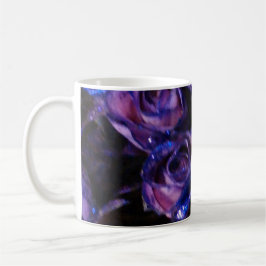 Caneca De Café Rosas roxos roxos café Chocolate