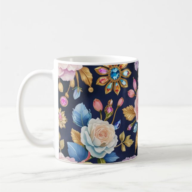Caneca De Café Rose Koffie of Thee Mok (Esquerda)