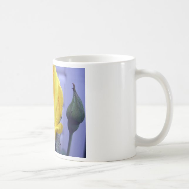 Caneca De Café Rosebud Amarela (Direita)