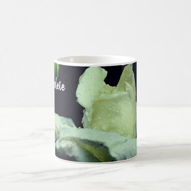 Caneca De Café Rosebud Após Chuva Personalizado (Centro)