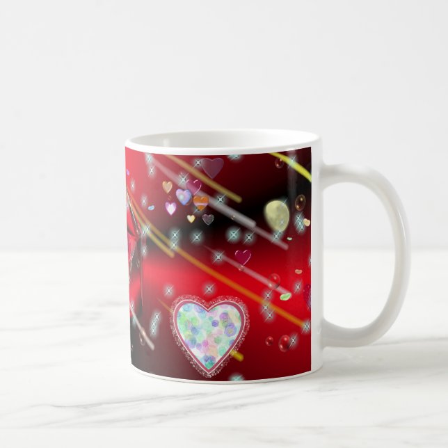 Caneca De Café Roses_and_Love_Mug (Direita)