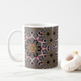 Caneca De Café Roseta Dourada