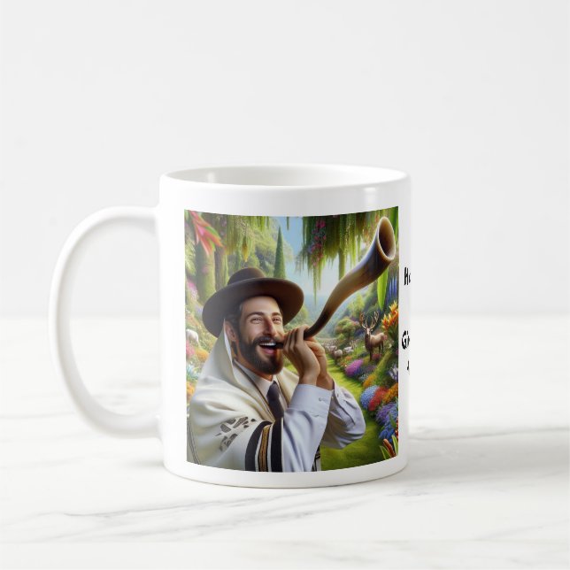 Caneca De Café Rosh Hashanah (Esquerda)