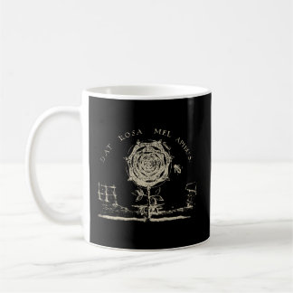 Caneca De Café Rosicrucian Emblem Dat Rosa Mel Apibus Hermética