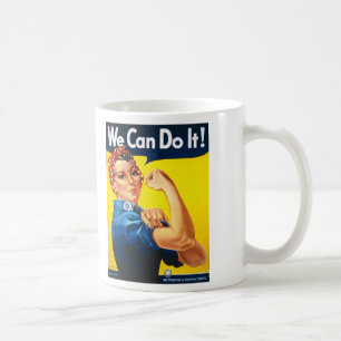 Caneca De Café Rosie o rebitador, nós podemos fazê-lo!