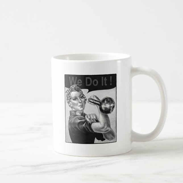 Caneca De Café Rosie the Riveter Kettlebell Mug (Direita)