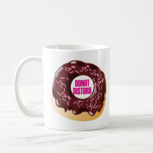 caneca de café rosquinha