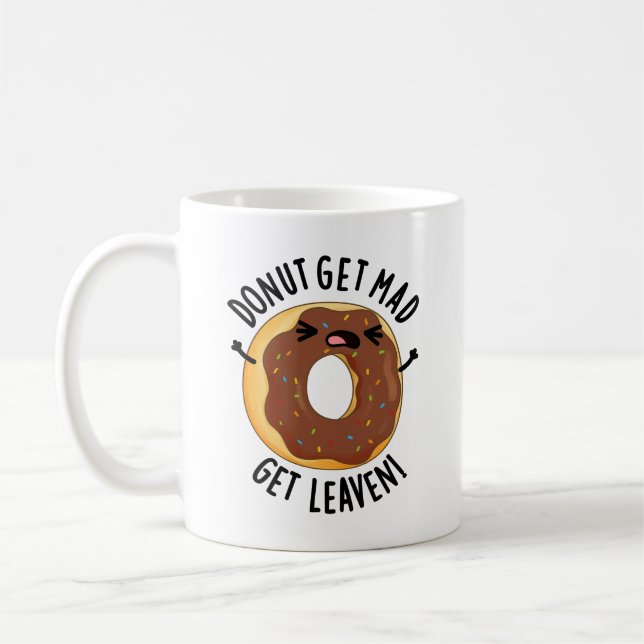 Caneca De Café Rosquinha Ficar Louca Obter Rosquinha Engraçado (Esquerda)