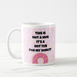 Caneca De Café Rosquinha Hot Tub Coffee