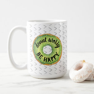 Caneca De Café Rosquinha Não Se Preocupe, Seja Feliz