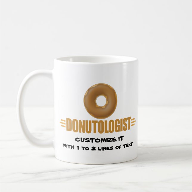 Caneca De Café Rosquinha personalizada (Esquerda)