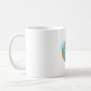 Caneca De Café Rosquinha Preocupada Seja Feliz