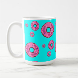 Caneca De Café Rosquinhas de creme cor-de-rosa