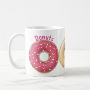 Caneca De Café Rosquinhas, Rosa, Chocolate, Mapeador, Vanilla