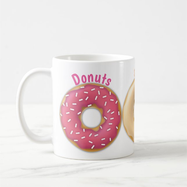 Caneca De Café Rosquinhas, Rosa, Chocolate, Mapeador, Vanilla (Esquerda)