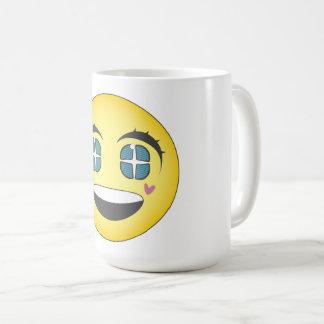 Caneca De Café Rosto animado feliz