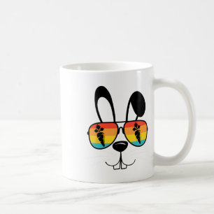 Caneca De Café Rosto Coelho Com Pulmões Para Rapazes Crianças Pás