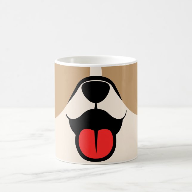 Caneca De Café Rosto de Cachorro (Centro)