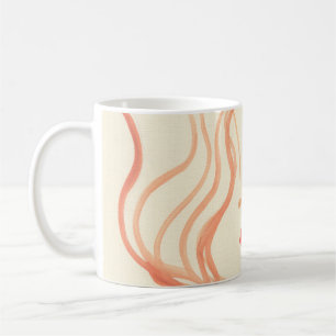 Caneca De Café rosto de mulher abstrato