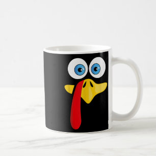 Caneca De Café Rosto de Peru de Ação de Graças Engraçado para Mul