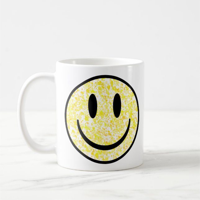 Caneca De Café Rosto de Sorriso Patrocinado (Esquerda)