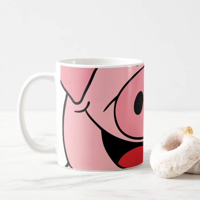 Caneca De Café Rosto de Suínos (Com Donut)