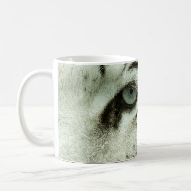 CANECA DE CAFÉ ROSTO DE TIGRE BRANCO (Esquerda)