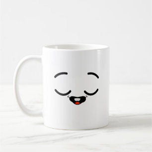 Caneca De Café rosto feliz