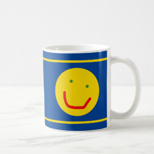 Caneca De Café Rosto Feliz do Sol Sorridente